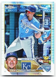 🔥 2023 Topps Chrome #119 Vinnie Pasquantino PRISM REFRACTOR