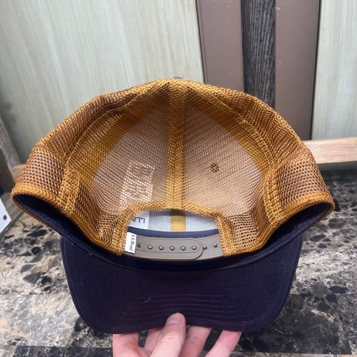 LL Bean Snap Back Trucker Cap Katahdin Logo blau/hellbraun Einheitsgröße - Bild 4 von 7