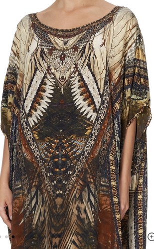 Camilla Kakadu Calling Round Neck Kaftan One Size EUC - Picture 4 of 20