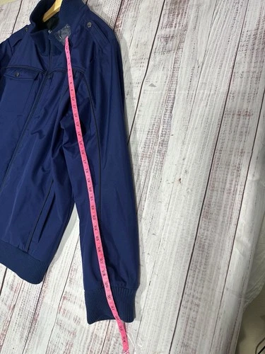 Baubax Jacket Size XXL Blue Full Zip Stand Collar Lightweight Casual Travel image 5