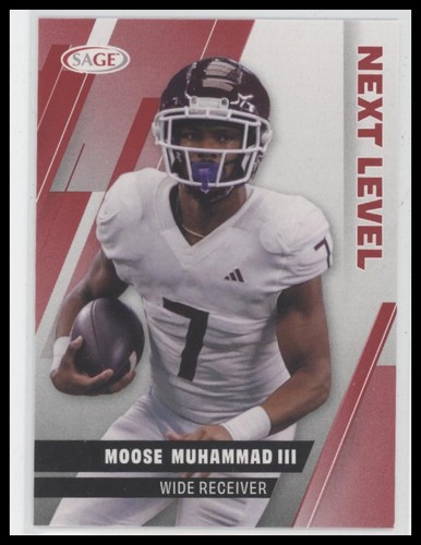 2025 SAGE HIT Low Series #91 Moose Muhammad III Red - Picture 1 of 1