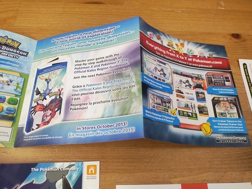 CUSTODIA ORIGINALE OEM POKEMON Y NINTENDO 3DS + MANUALE + INSERTI (no gioco) - Foto 4 di 19