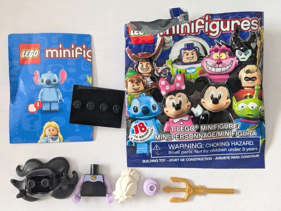 Lego Disney CMF Series 1 Ursula Minifigure Unused in Open Package Little Mermaid - Image 1 of 1