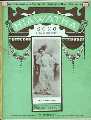 Hiawatha 1903 Neil Moret CHARLES N DANIELS Native American Sheet Music! - Picture 1 of 2