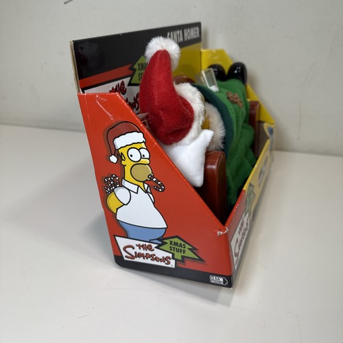 The Simpsons SLEEPING SANTA HOMER (Brand New | NIB) 2003 *Needs New Batteries* - Picture 5 of 8