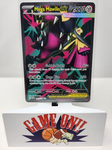 Pokemon Mega Mawile EX 162/132 Mega Evolution Full Art Holo NM sc