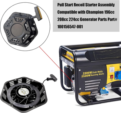 #ad Pull Start Compatible with Champion 196cc 208cc 224cc Generator Recoil Start... $33.46