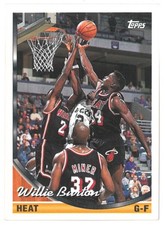 1993-94 Topps #350 Willie Burton Miami Heat