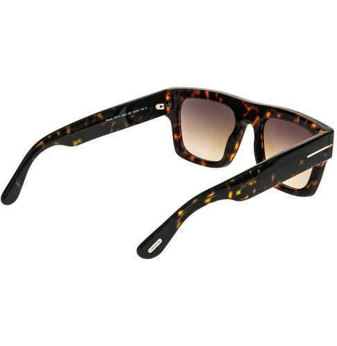 TOM FORD FAUSTO TF0711 52F Brown Havana Modern Bold Sunglasses 711 Unisex FT711 - Picture 2 of 10