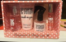   3 oz Vintage Bath  Body Works Pink Chiffon Set Shower Fragrance Lotion Mist