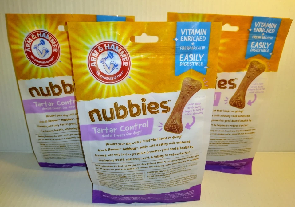 Arm & Hammer for Pets Nubbies Dental Treats Dogs | SMALL | 20 Count (Pack of 3) Foto 2 de 4