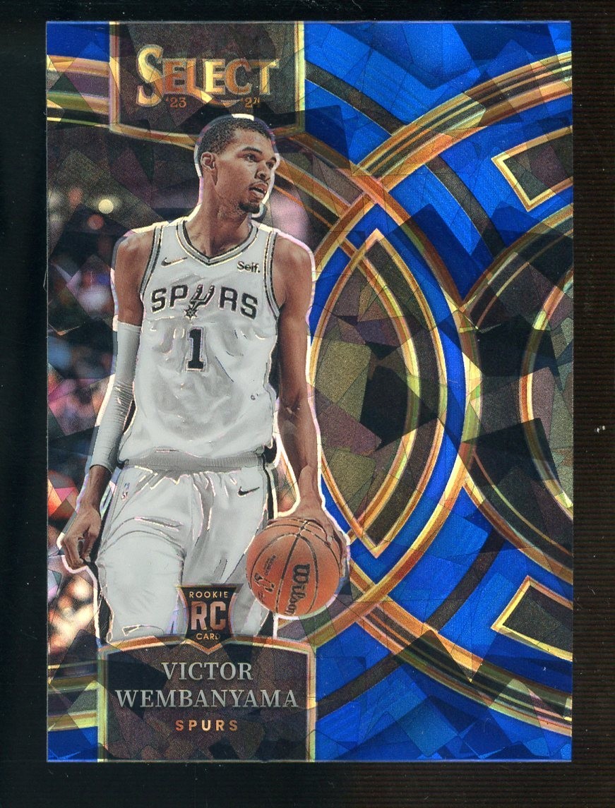 2023-24 Select Blue Prizm #121 Victor Wembanyama Spurs RC Rookie