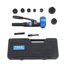 Hydraulic Knockout Hole Punch Driver Kit 1/2 to 2 inch Metal Sheet Puncher