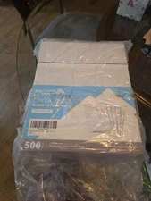 500 Blank Check Stock Paper - Check on Top - "Blue Summit" Open Package