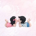 Girly Car Accessories Couple Cute Ornaments Figurine Dashboard Decoration