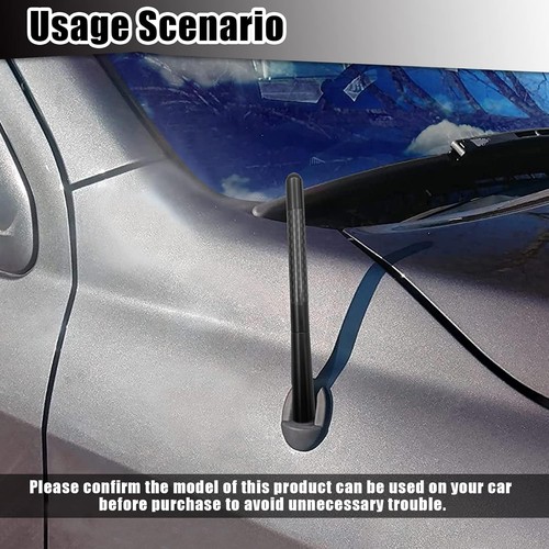 Antenna Ornament Rubber Adapter Base Compatible with Tundra 2007-2014 Black - Picture 7 of 7