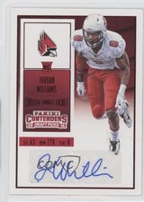 2016 Contenders Draft Picks Red Foil Jordan Williams-Lambert #124 Rookie Auto RC