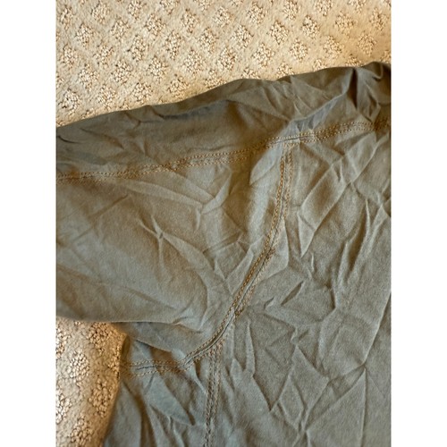 Kuhl Wildfibre Organic Cotton Olive Green Polo Shirt Mens Size L short sleeve - Picture 3 of 6