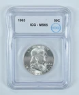 1963 Franklin Half Dollar MS65 ICG