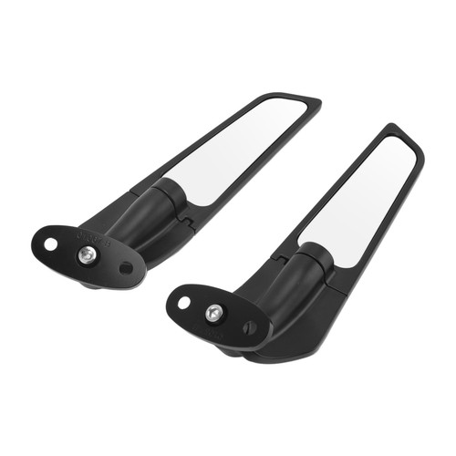 1 Pair Motorcycle Rearview Mirror Wind Wing Aluminium Alloy Side Mirror - Picture 8 of 12