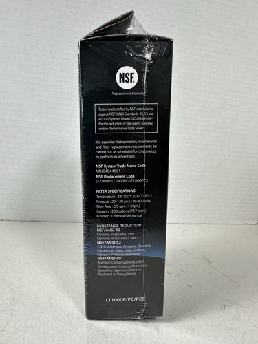 NEW LG Water Filter Replacement Cartridge LT1000P/PC/PCS NIB - Picture 5 of 6