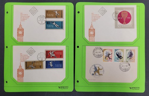 1966 World Cup Soccer FDC Collection of 34, Includes British Omnibus - Uncommon! - Picture 4 of 10