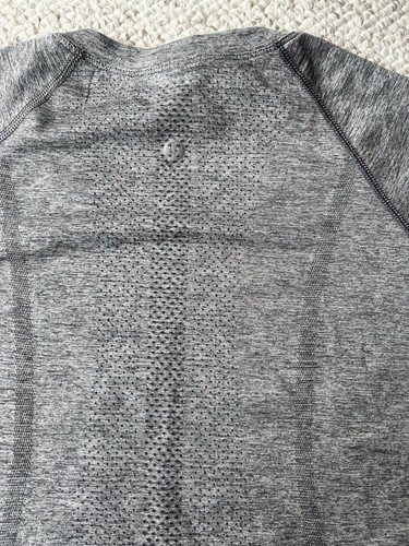 lululemon metal vent tech 8 women T Shirt Gray Mint - Picture 5 of 8