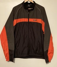 IllumiNite Jacket Mens XXL Orange/Black Reflectivewear Full Zip Running Hike