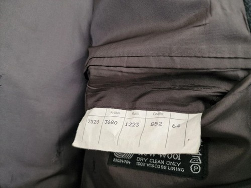 Yves Saint Laurent Grey Wool Suit Jacket Size S 52 - Picture 4 of 19
