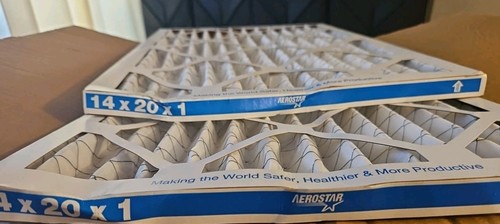 Aerostar 14x20x1 MERV 8 - 6 Count - High Efficiency Pleated HVAC, Furnace & Air - Picture 5 of 7