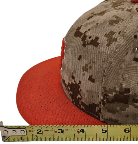 San Francisco Giants Hat Camo 7 3/8 Fitted Authentic On Field Baseball U.S. Made - Picture 5 of 9