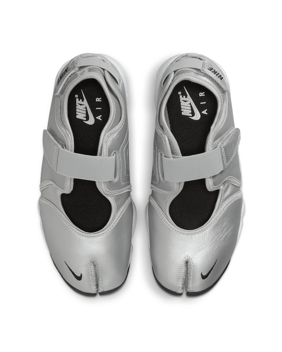 Nike Women Air Rift Leather - Metallic Silver Black HM5737-003