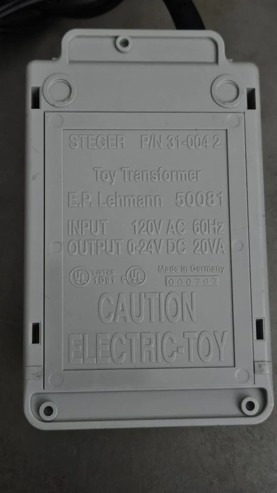 Controlador transformador de tren escala LGB 50081 G 1 amplificador juego de inicio tamaño y cables Foto 4 de 4