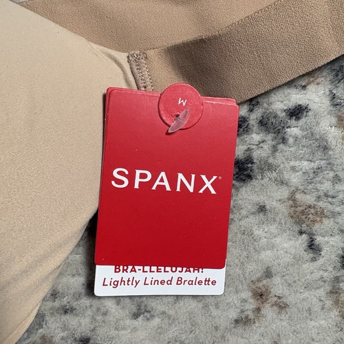 Spanx bra-llelujah Lightly Lined Bralette Wire Free Naked 2.0 Size:M NWT - Picture 4 of 7