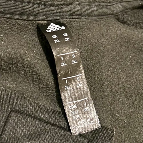 Adidas Y2K Fleece Pullover Quarter Zip Men’s Large Climawarm Logo Puffer Black - Picture 3 of 7