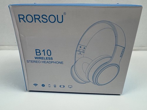 Auriculares estéreo inalámbricos RORSOU B10 ligeros plegables sobre la oreja - Imagen 15 de 19