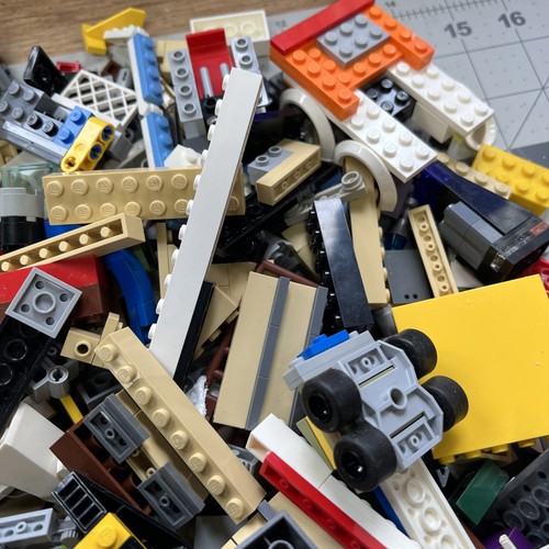 LEGO Lote a Granel 3.6 Lbs Ladrillos Aleatorios Placas Piezas Piezas Colores Mezclados Limpio - Imagen 6 de 24