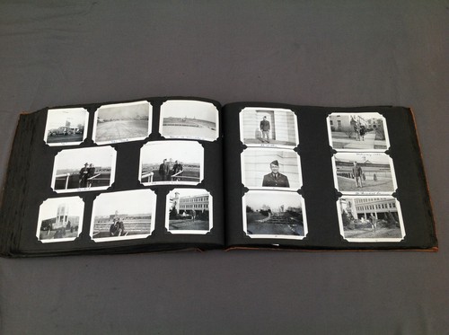 Antikes Leder Fotoalbum, überwiegend Schnappschüsse aus den 30er und 40er Jahren - Bild 21 von 24