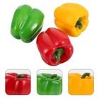 2 Pack Simulated Vegetables Fake Veggies Pepper Decoration Simulation