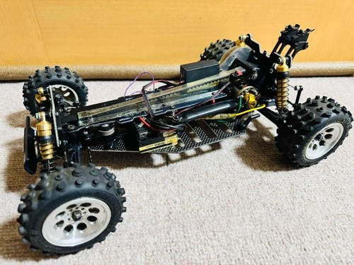 Buggy Kyosho 1/10 Rc Optima Mid personalizado especificación especial necesita reparación usado - Imagen 3 de 9