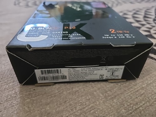 WD_BLACK 2TB P10 Game Drive Portable External Hard Drive HDD-WDBA2W0020BBK-WES1 - Picture 4 of 6