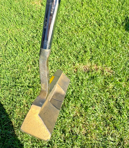 Vintage Fisher Touch Eagle Bronze Putter 35" Steel Shaft with Lamkin Grip - Picture 4 of 9