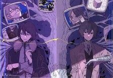 Dazai Dostoyevsky Anime Clear File Double Pocket Book Accessories