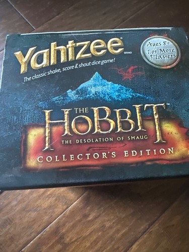 Yahtzee Dice Game: The Hobbit The Desolation Of Smaug Collector's Edition New - Picture 2 of 3