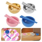  4 Set Dollhouse Mini Tableware Food Play Props Sushi Accessories