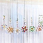Colorful Diamond Sunflower Suncatchers 6PCS for Indoor Outdoor Decoration