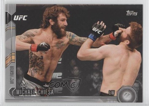 2015 Topps UFC Chronicles Silver Michael Chiesa #166 - Picture 1 of 4