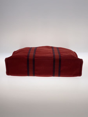 【US Duty Included】HERMES Tote Bag Cotton RED Plain - Bild 4 von 8