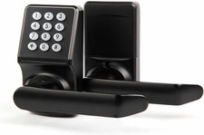 Keypad Door Lock with Handle-Keyless Entry Door Lock -Matte Black