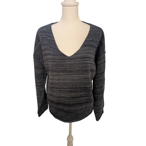 United By Blue Organic Cotton V-Neck Women's Long Sleeve Sweater Size XL Soft - Picture 3 of 5